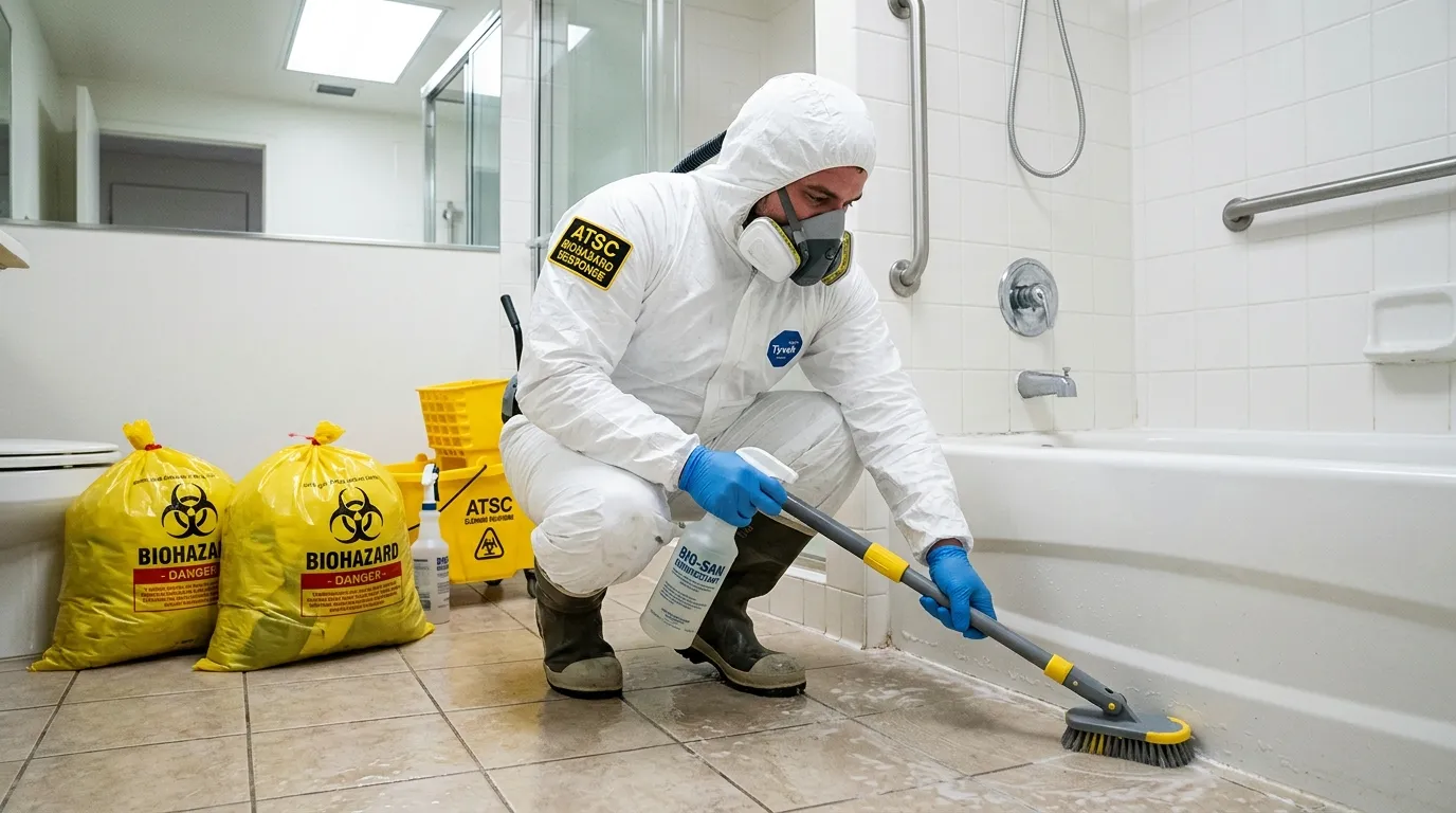 Decontamination equipment deployed for Blood Cleanup in Fern Creek